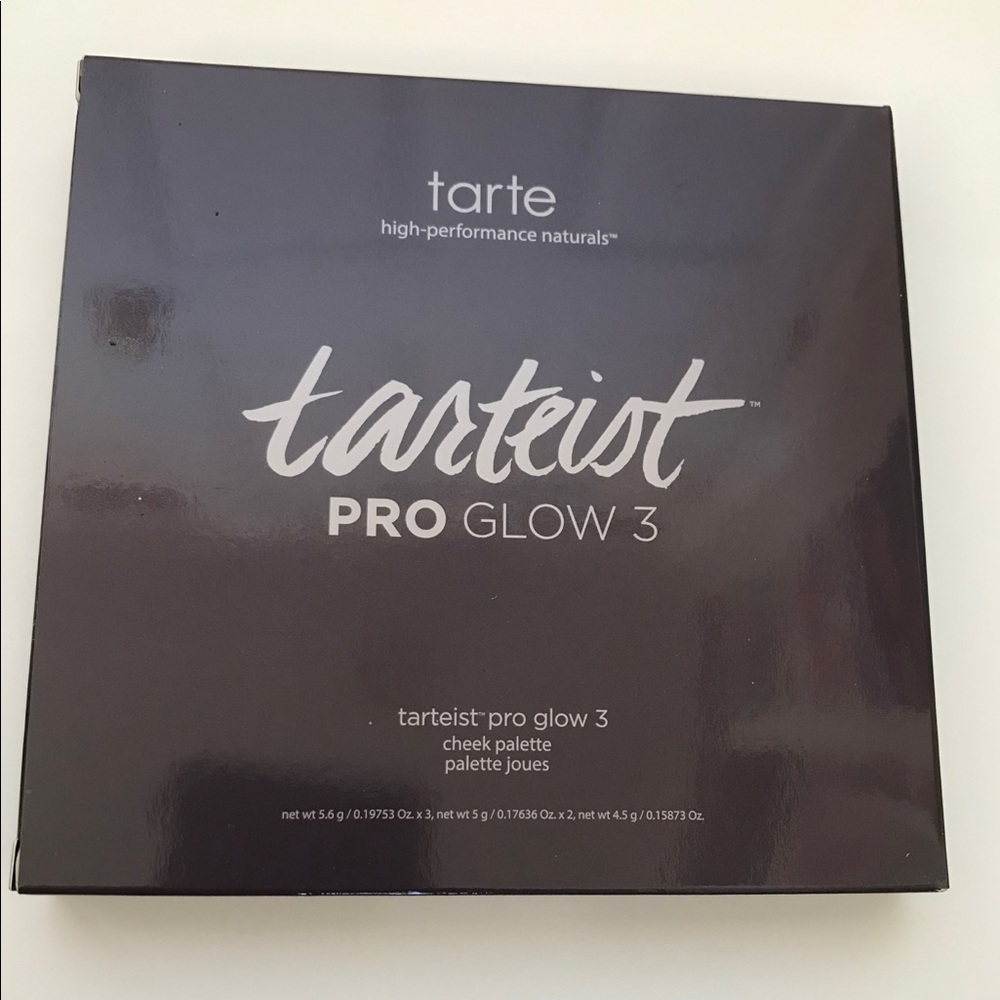 NWOT Tarte Pro Glow 3 cheek pallet